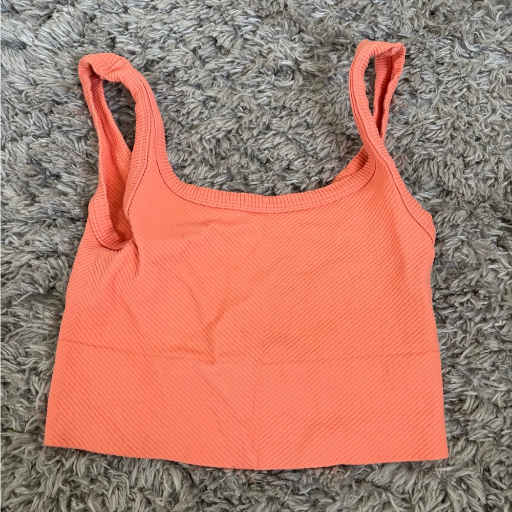 Orange tank top